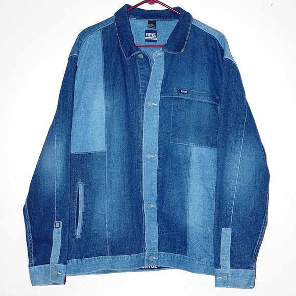 Vintage Jackets & Blazers - DENIM JEAN JACKET ENYCE JEANS Vintage Unworn XL HP